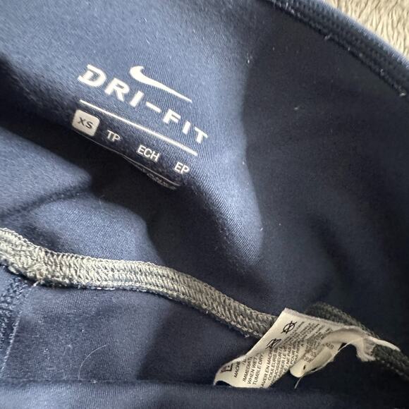 Nike Women's Compression Pants Tights Legendary Training Gym Work XS Blue Gray - Picture 4 of 7